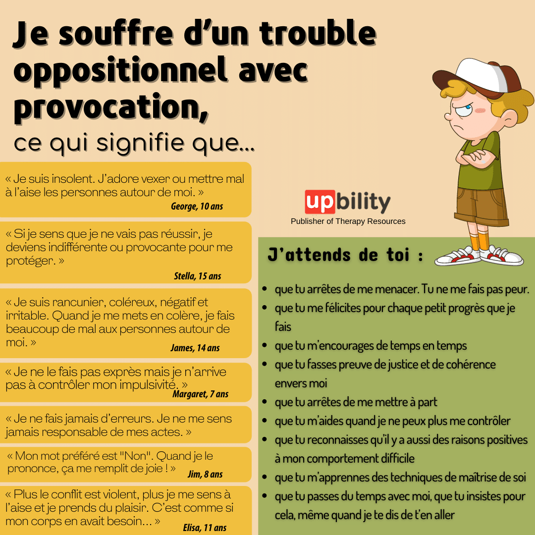 Qu'est-ce que le trouble oppositionnel avec provocation - Upbility.fr