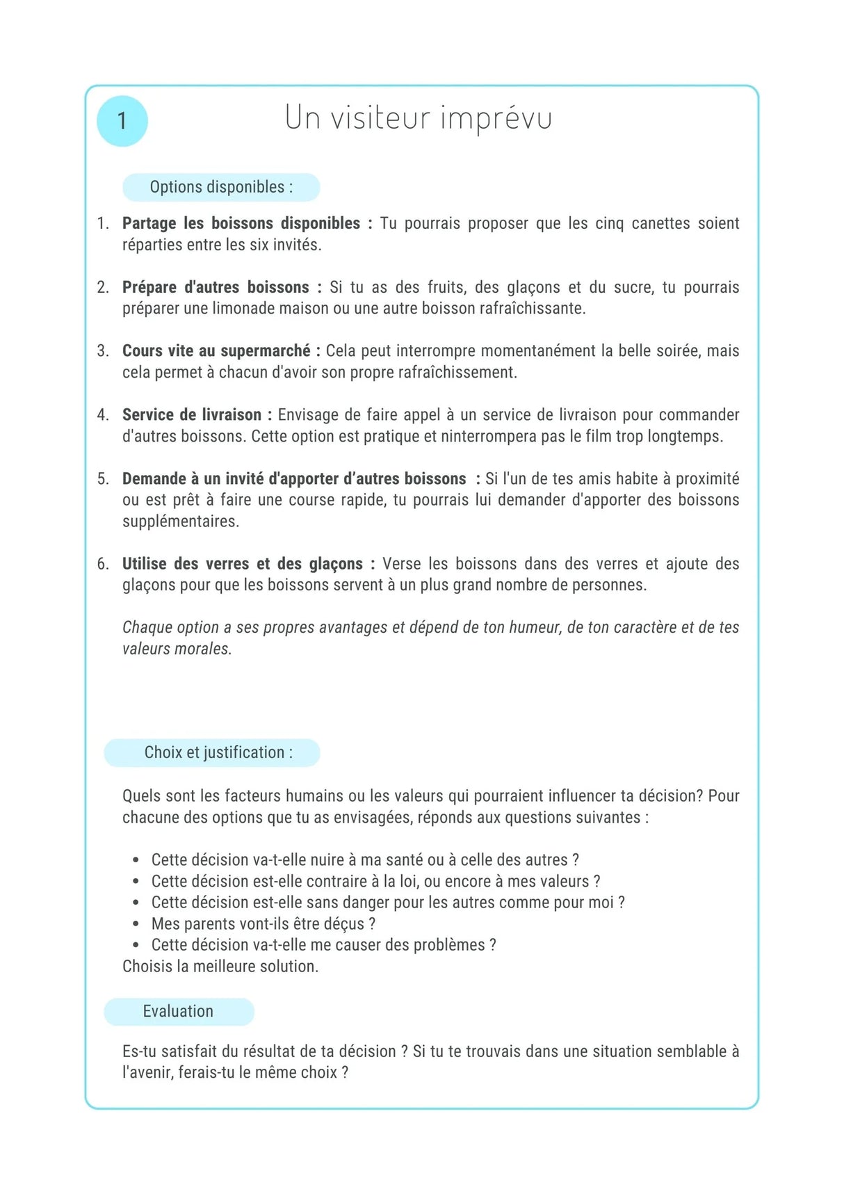 Situations sociales pour les adolescents avec un TSA | ENSEMBLE DE 5 LIVRES IMPRIMÉS