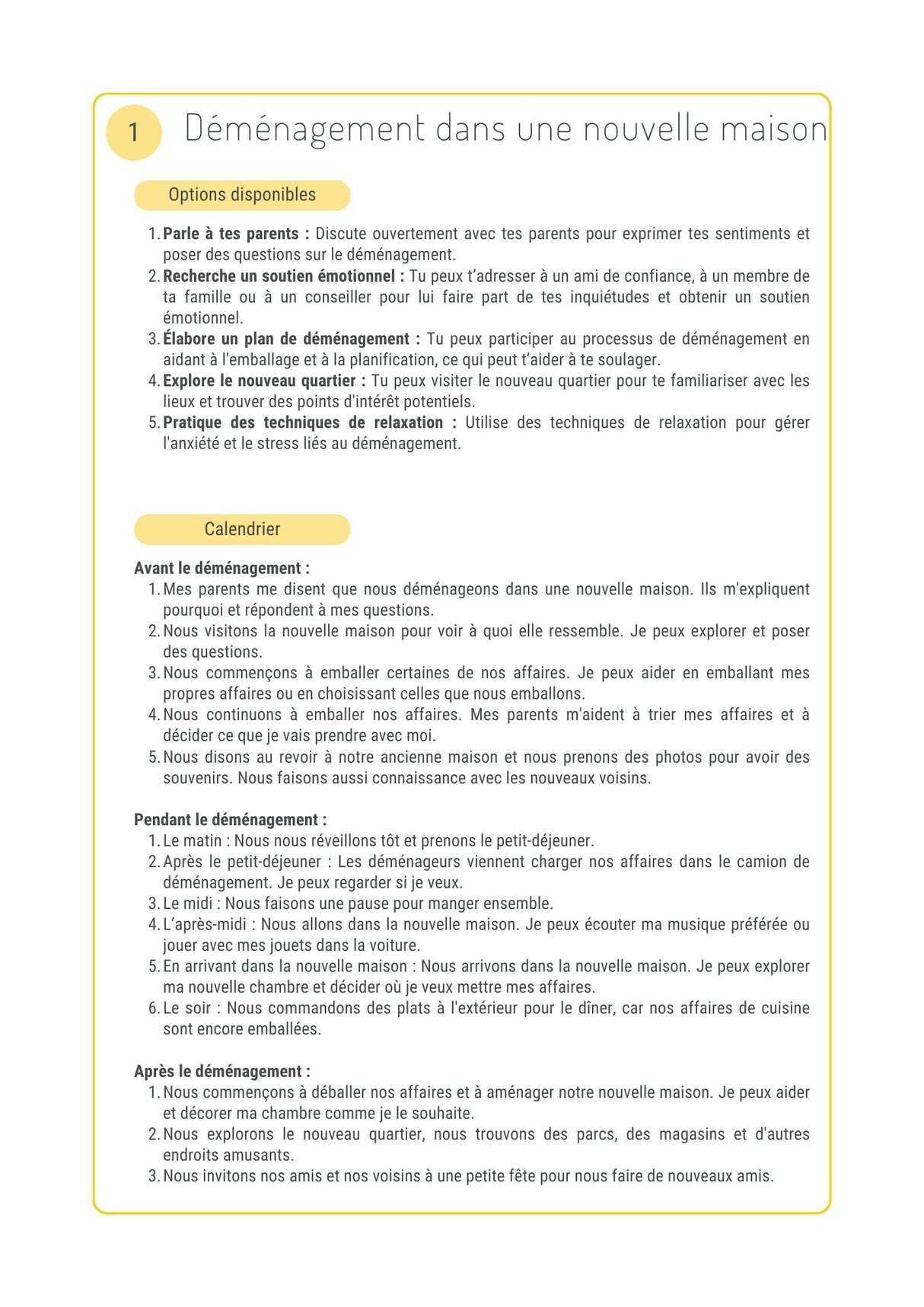 Transitions pour les adolescents avec un trouble du spectre autistique