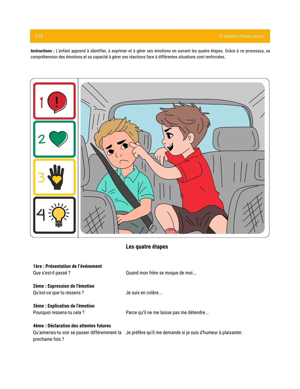 Identification, expression et gestion des émotions | NIVEAU DE BASE (Version 2025 mise à jour)
