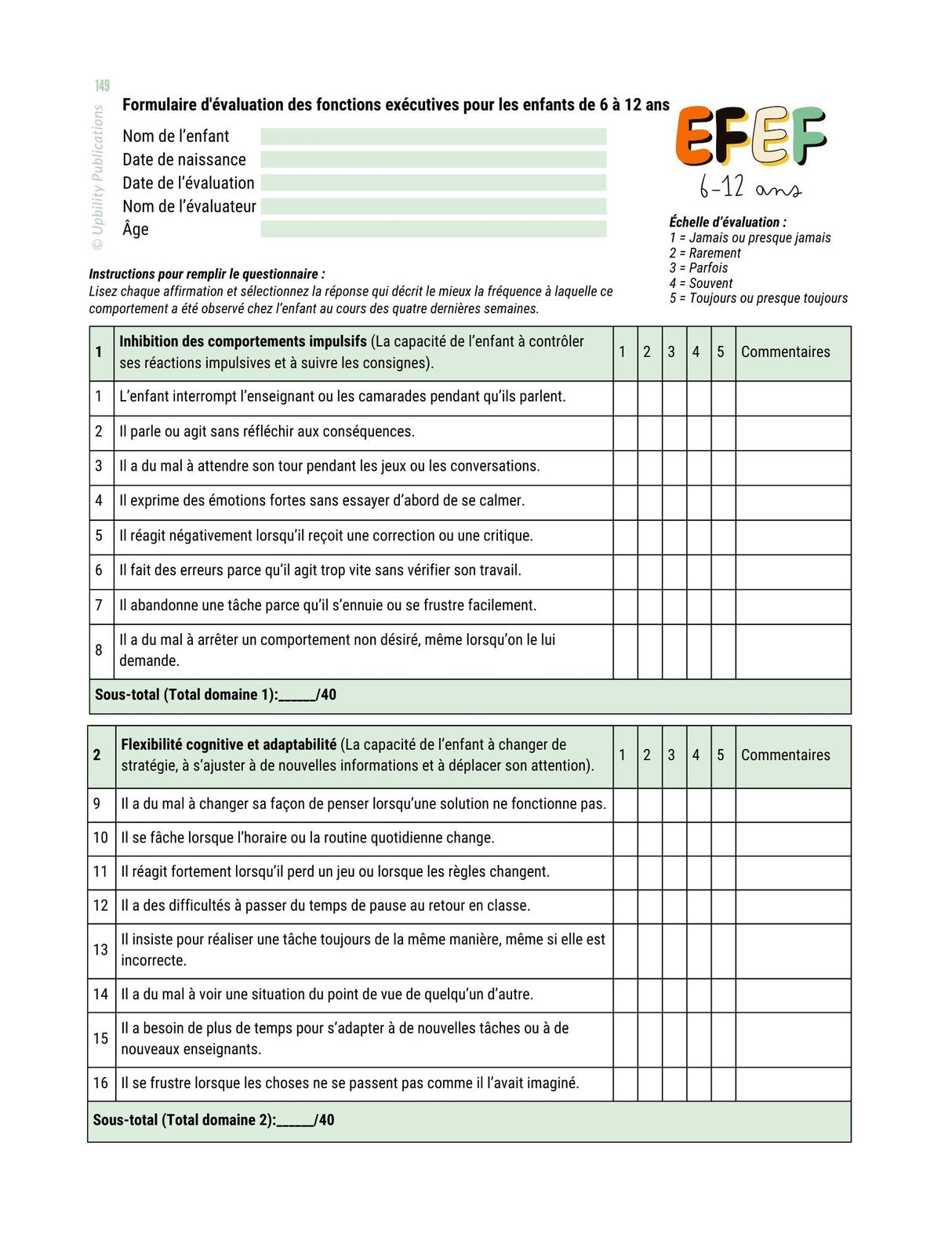 Les fonctions exécutives - Stratégies d’intervention | 6–12 ans