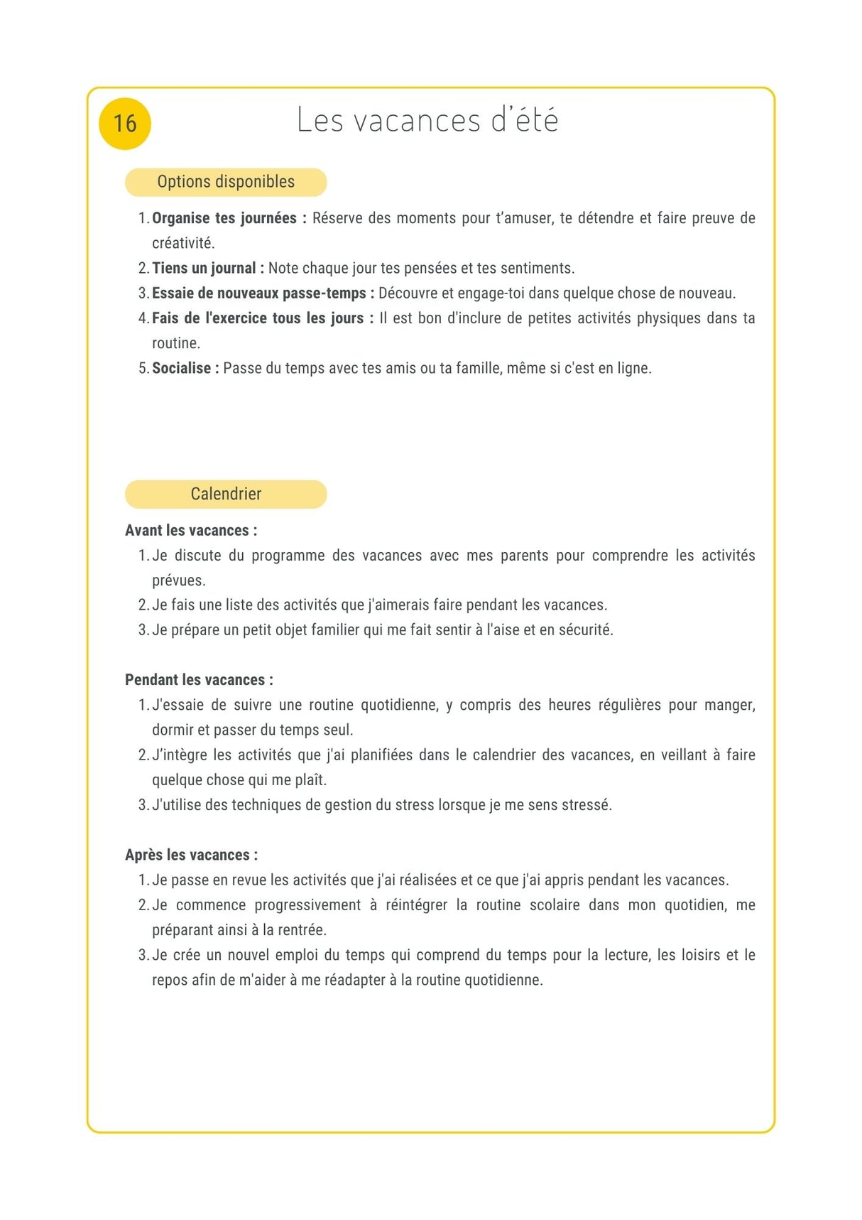 Transitions pour les adolescents avec un trouble du spectre autistique