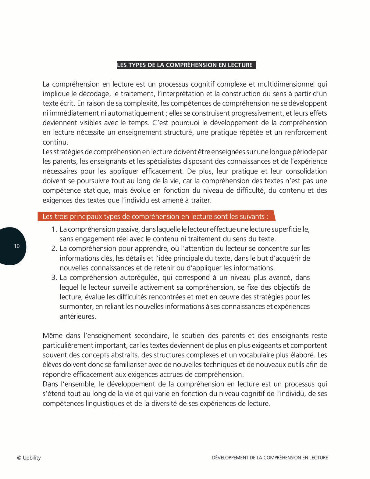 PARTIE 3 | Développement de la compréhension en lecture pour les enfants avec un trouble du spectre autistique (Version mise à jour)