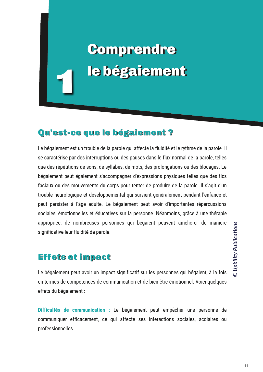ALL ABOUT | Le bégaiement