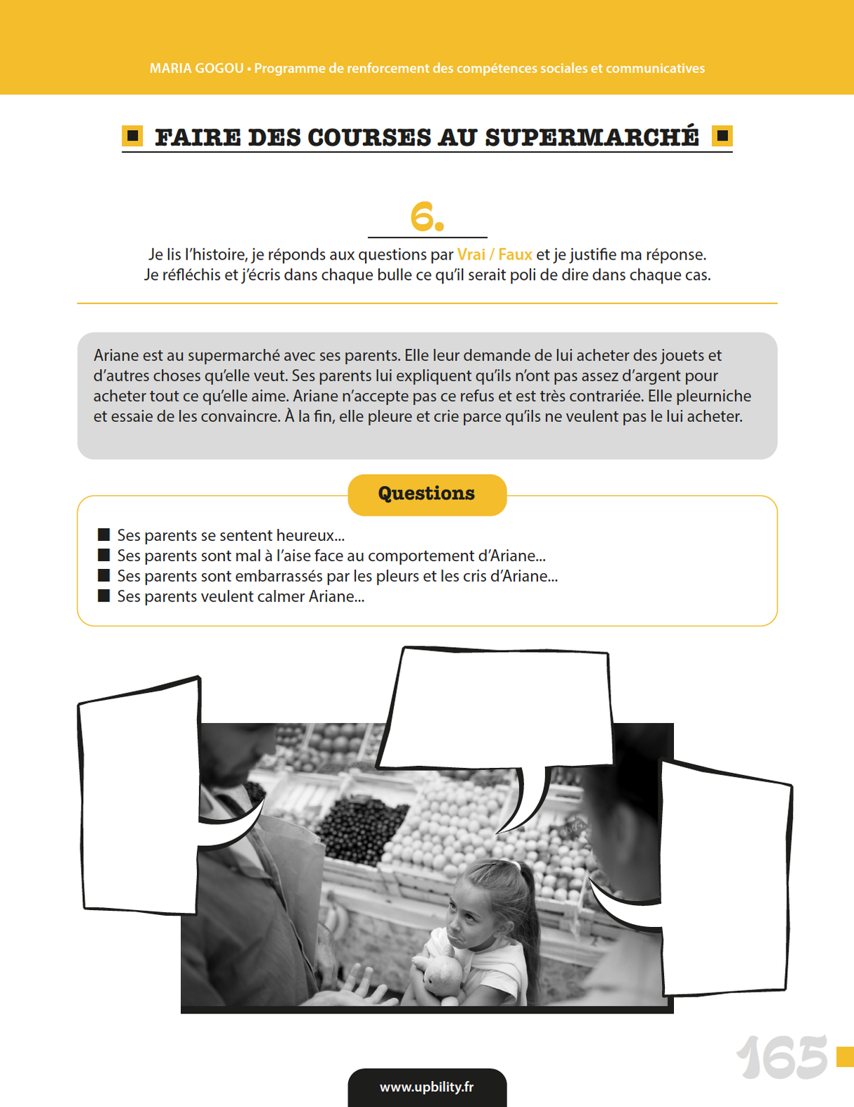Programme de renforcement des compétences sociales et communicatives