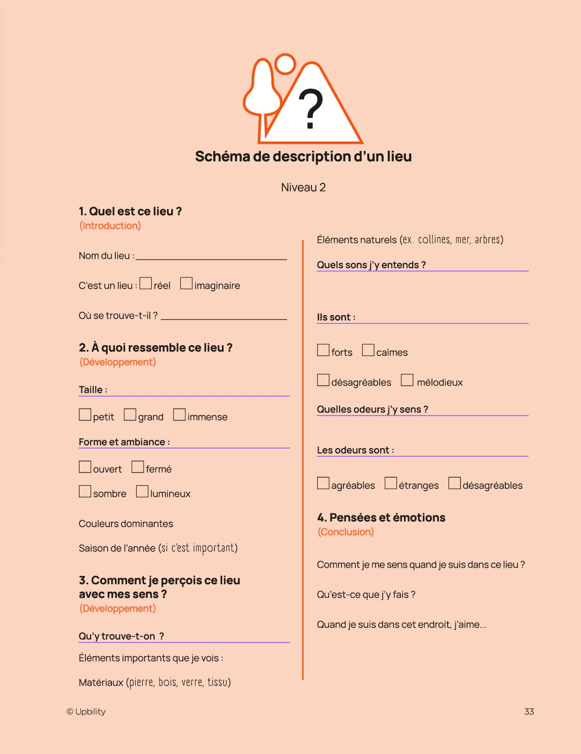 Pratiques différenciées en expression écrite | Le discours descriptif