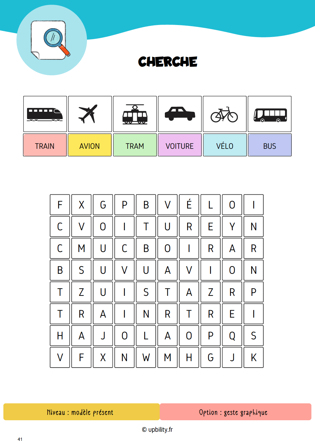 Acquisition d’un stock orthographique | Les transports - Upbility.fr