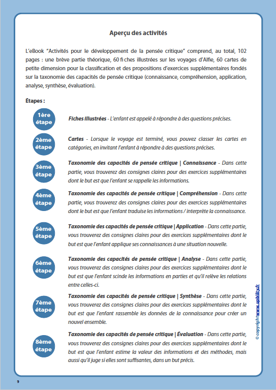 ACTIVITÉS pour le développement de la pensée critique - Upbility.fr
