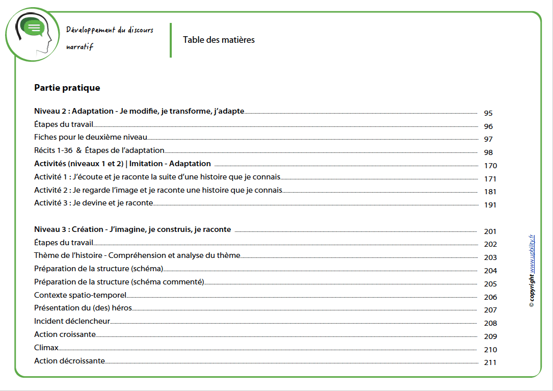 Développement du discours narratif des enfants et des adolescents - Upbility.fr