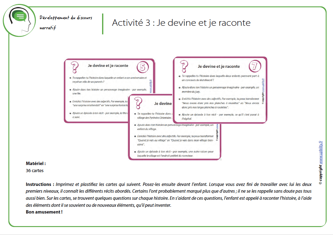 Développement du discours narratif des enfants et des adolescents - Upbility.fr