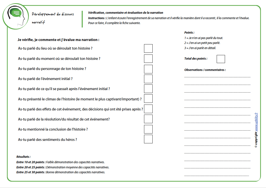 Développement du discours narratif des enfants et des adolescents - Upbility.fr