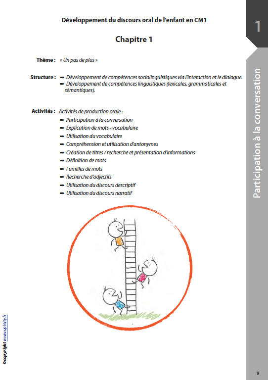 DÉVELOPPEMENT DU DISCOURS ORAL | Pour les élèves de CM1 - Upbility.fr