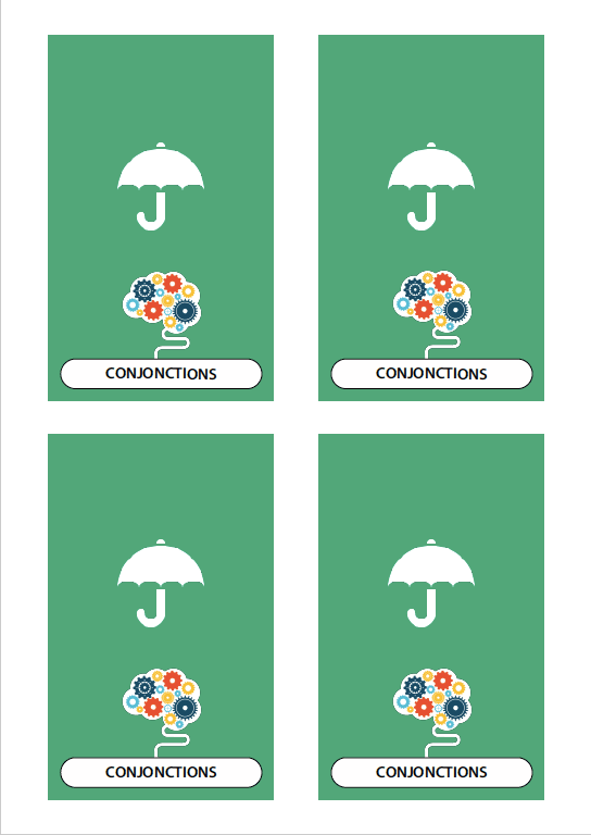 FICHES ILLUSTRÉES | Apprendre à utiliser les conjonctions - Upbility.fr