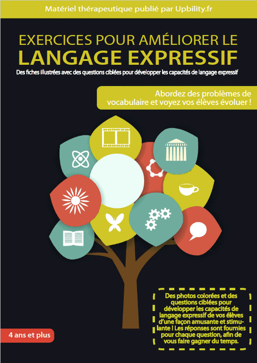 FICHES ILLUSTRÉES | Exercices pour améliorer le langage expressif - Upbility.fr