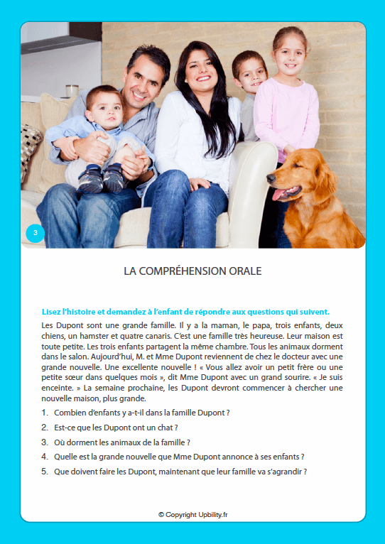 FICHES ILLUSTRÉES | Maîtriser la compréhension orale - Upbility.fr