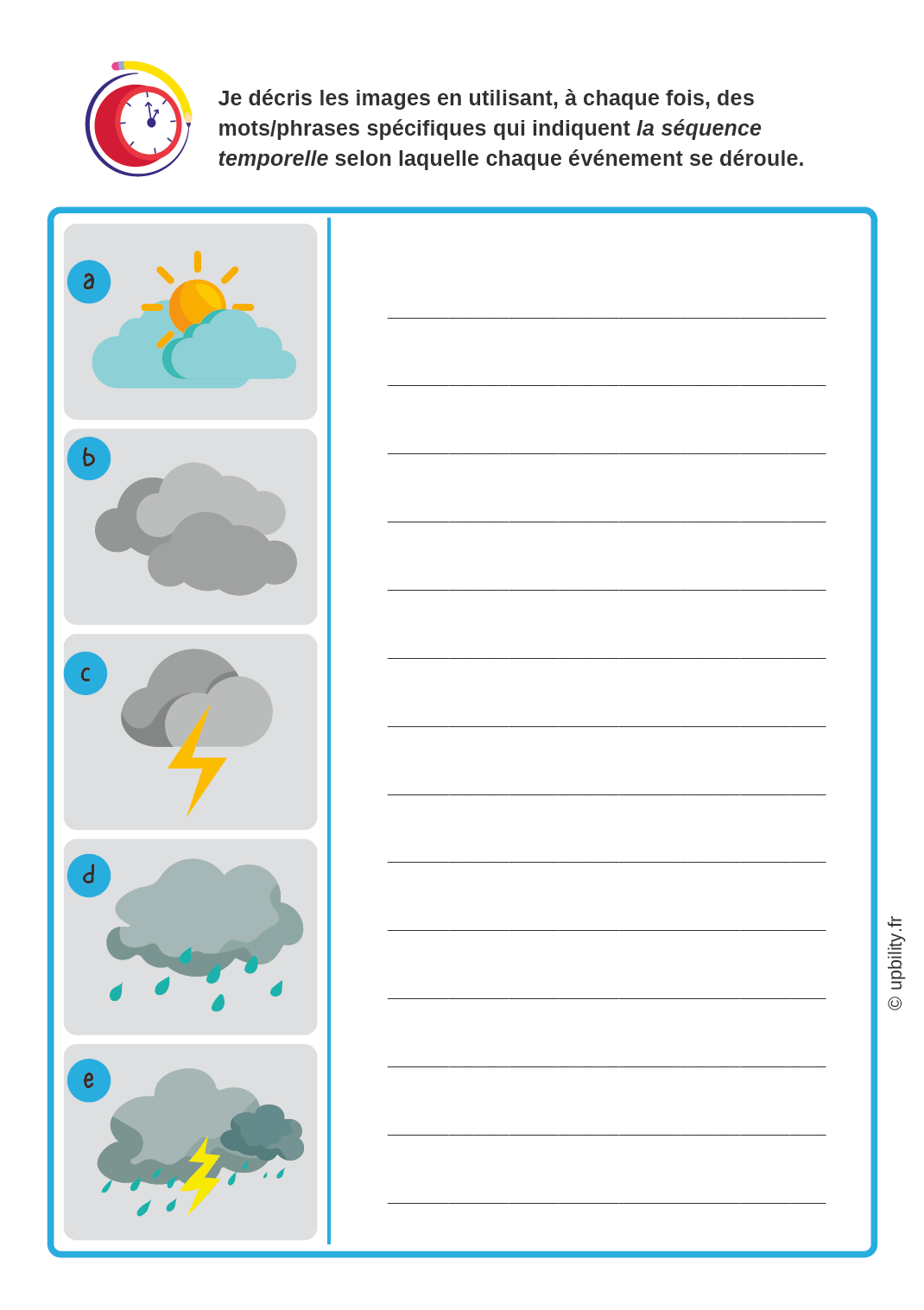 Je joue avec le temps... - Upbility.fr