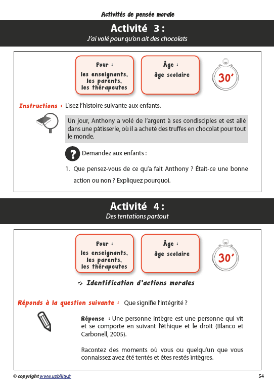 La vie en jeux | Manuel d'activités - Tome 1 - Upbility.fr