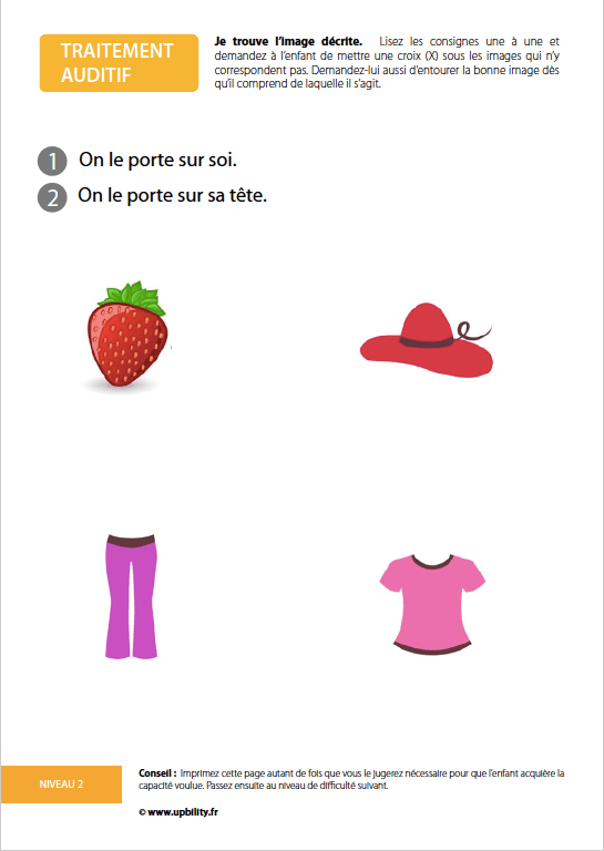 Le développement du traitement auditif - Upbility.fr
