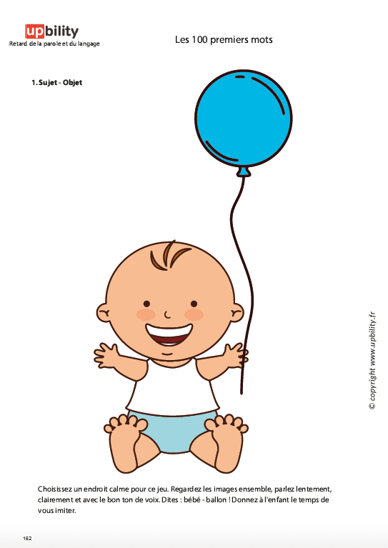 LES 100 PREMIERS MOTS | Un guide pour le développement de la parole et du langage - Upbility.fr