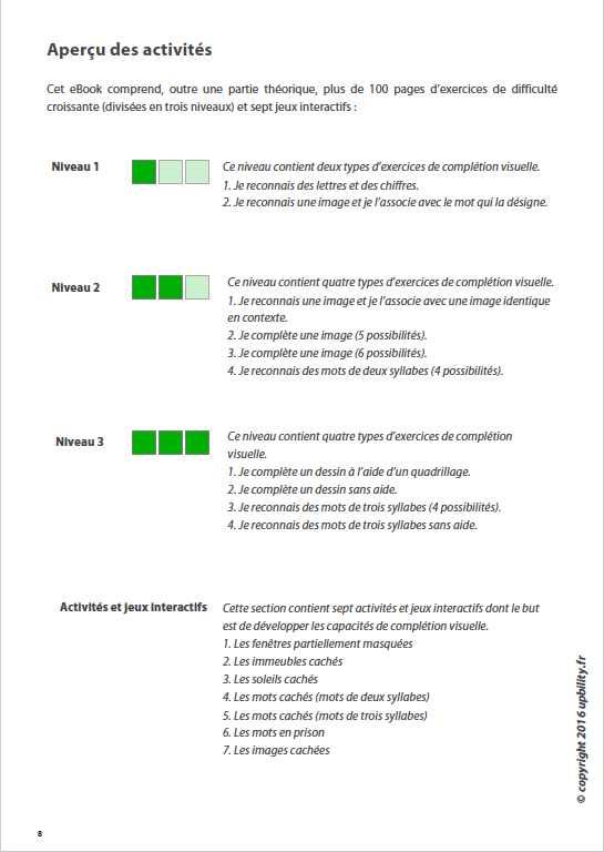 Les capacités de perception visuelle pour les enfants dyslexiques | Partie 1 : La complétion visuelle - Upbility.fr