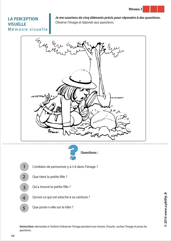 Les capacités de perception visuelle pour les enfants dyslexiques | Partie 4 : La mémoire visuelle - Upbility.fr
