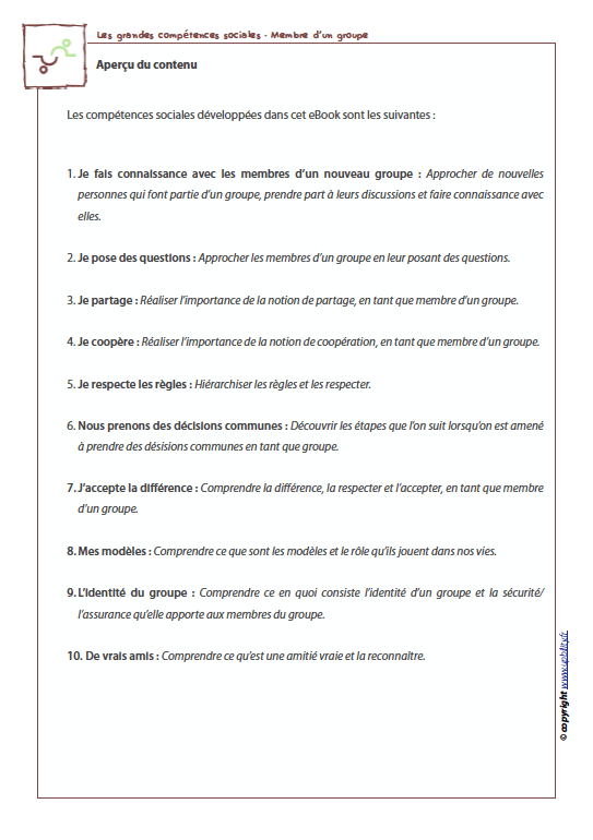 Les grandes compétences sociales | Membre d’un groupe - Upbility.fr