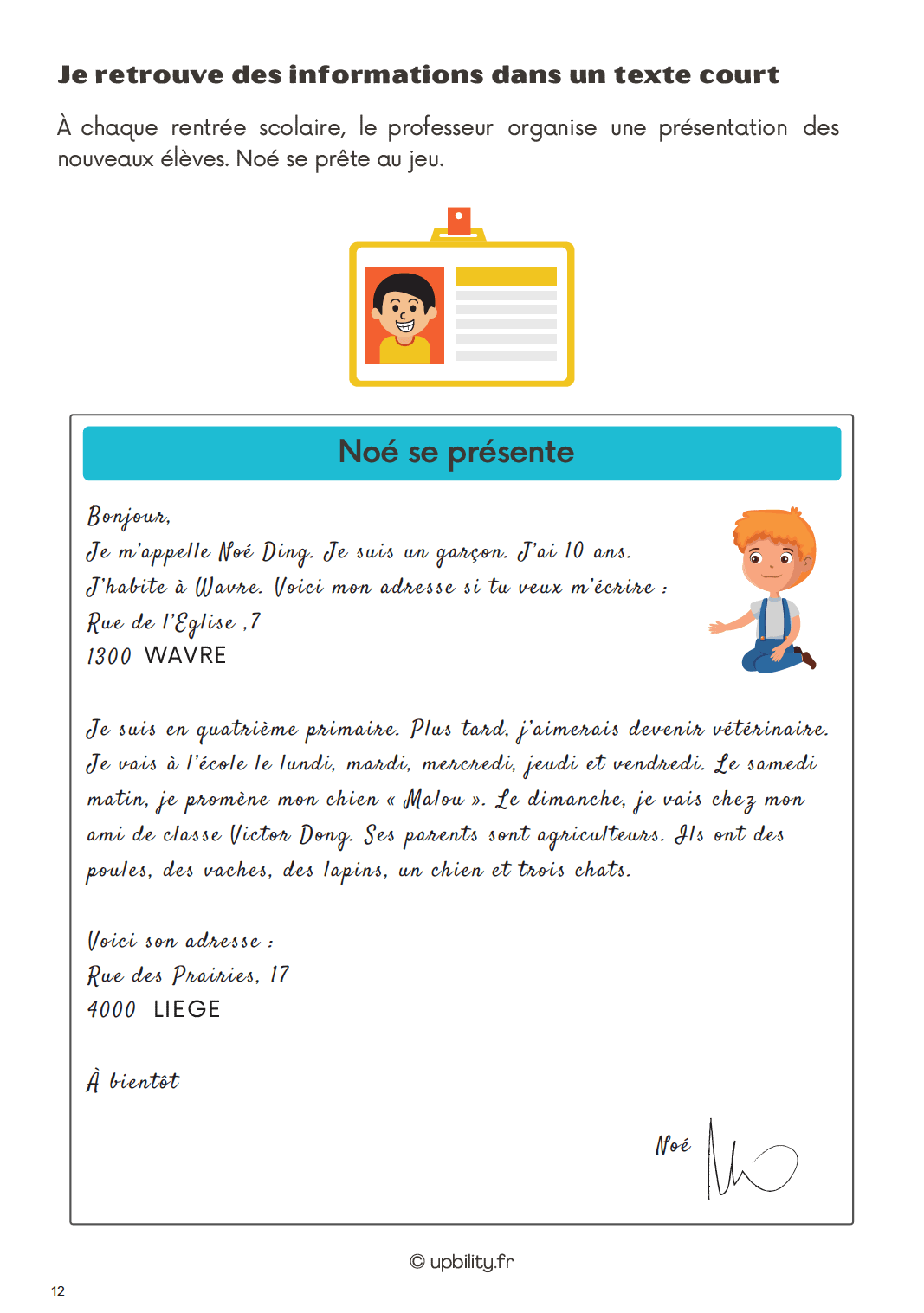 Loïs et Noé découvrent l'univers des animaux - Upbility.fr