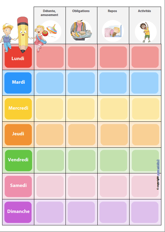 L’ORIENTATION TEMPORELLE | Les jours de la semaine – hier, aujourd’hui, demain - Upbility.fr