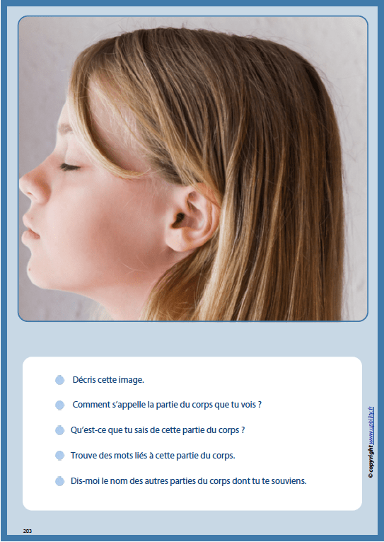 MON CORPS | Notions et vocabulaire - Upbility.fr