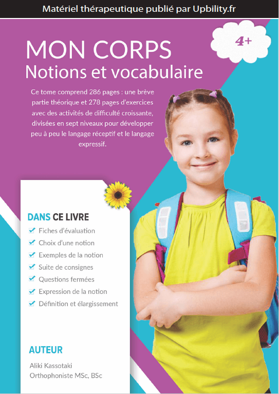 MON CORPS | Notions et vocabulaire - Upbility.fr