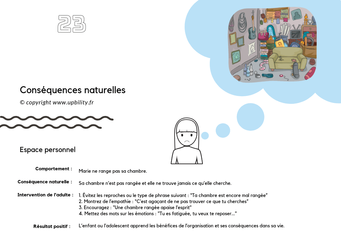 POCKET CARDS | Conséquences naturelles - Upbility.fr