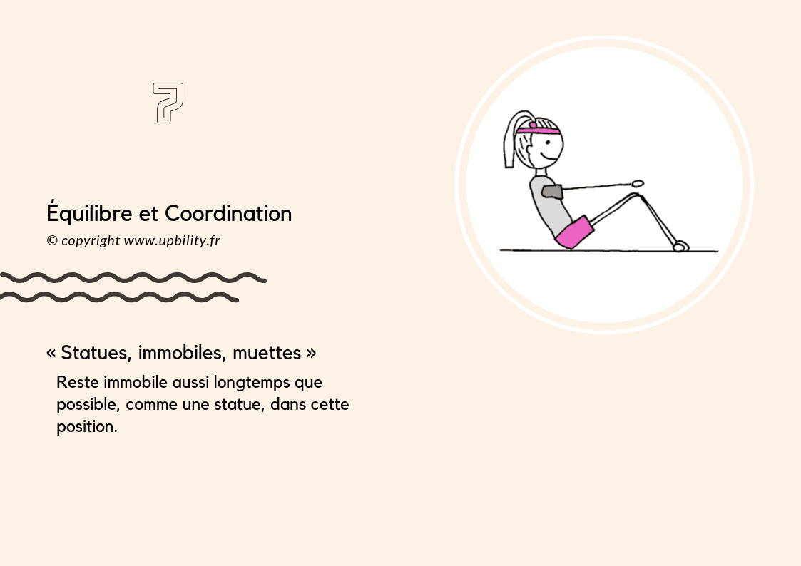 POCKET CARDS | Équilibre et Coordination - Upbility.fr