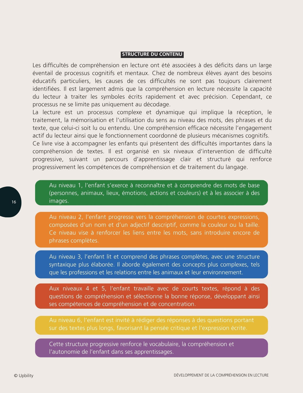 Développement de la compréhension en lecture pour les enfants avec un TSA | ENSEMBLE DE 3 LIVRES IMPRIMÉS