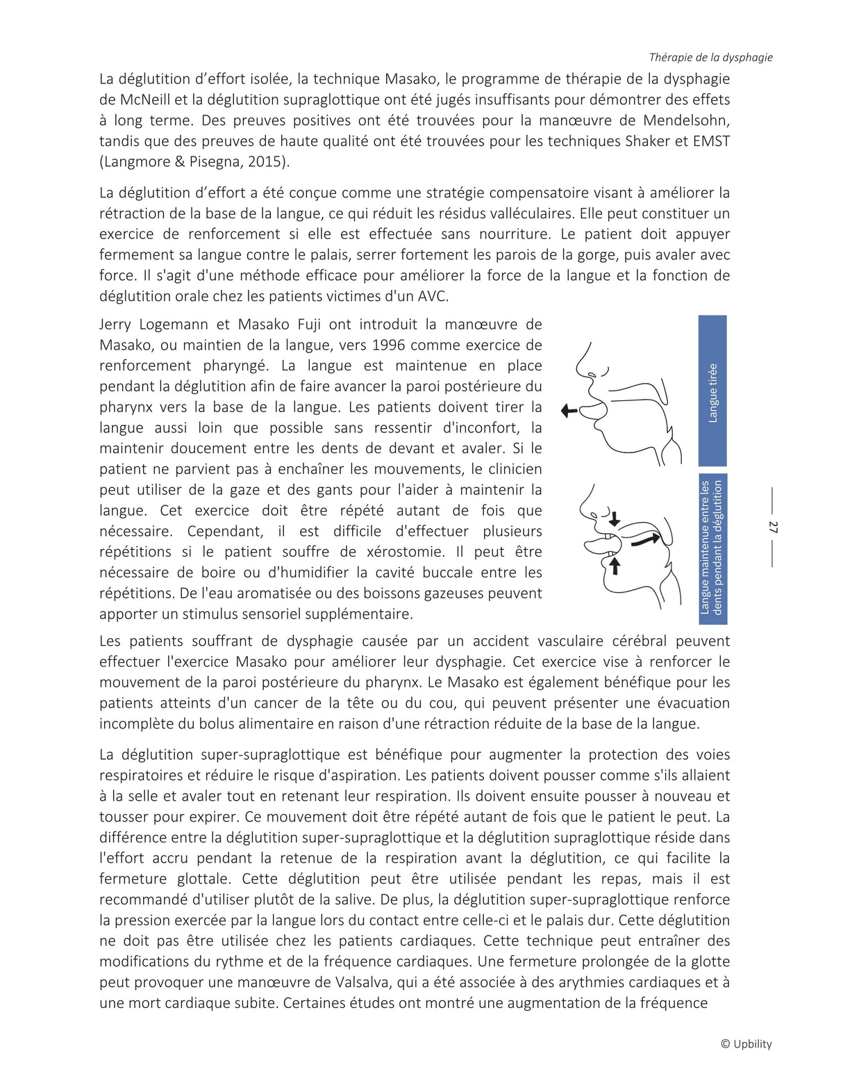 Dysphagie : Techniques, Outils et Stratégies Thérapeutiques