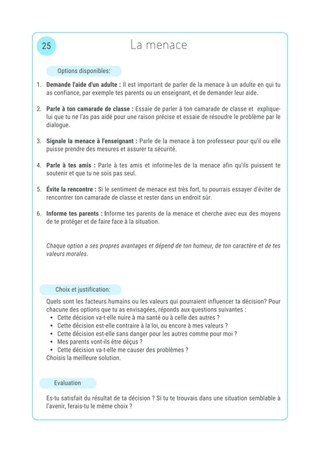 Situations sociales pour les adolescents avec un trouble du spectre autistique