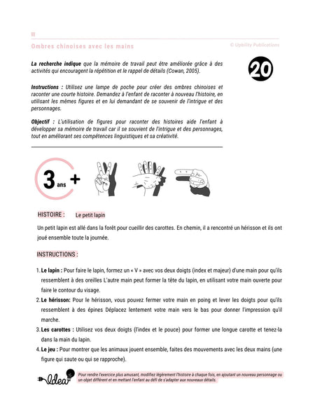 Les fonctions exécutives - Stratégies d’intervention | 3–6 ans