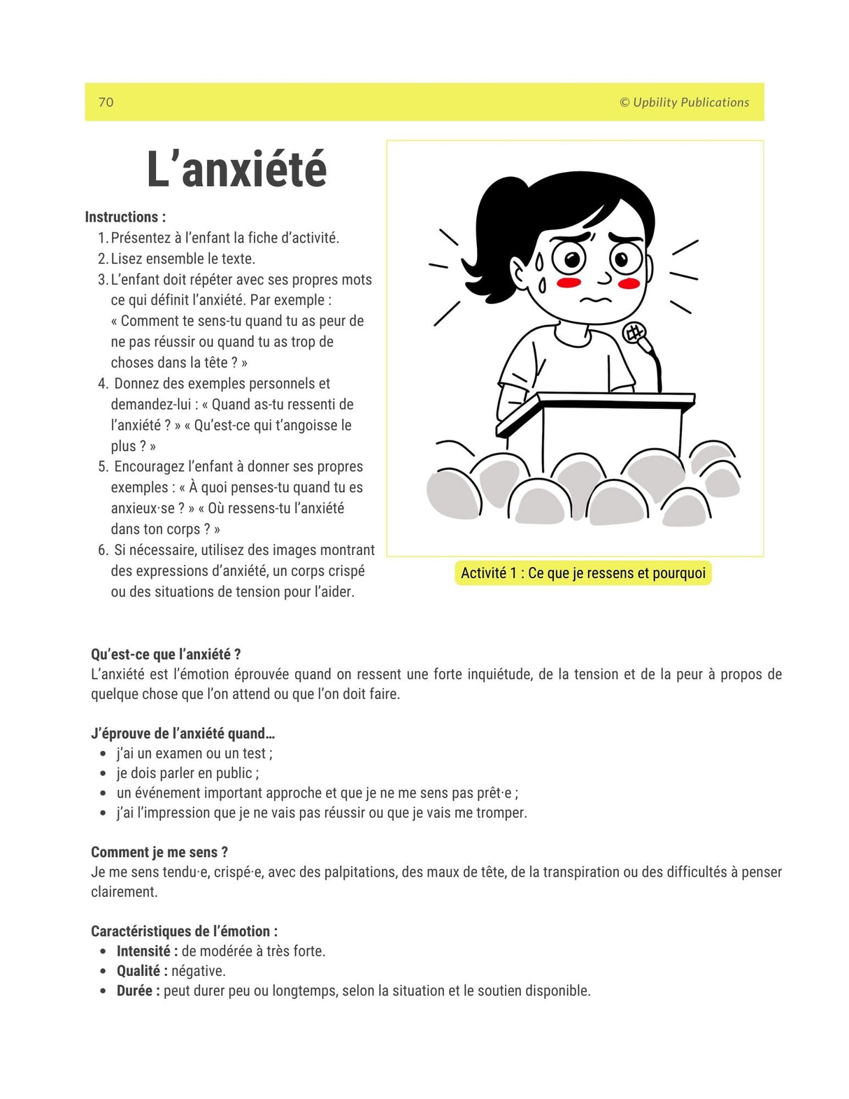 Identification, expression et gestion des émotions | NIVEAU AVANCÉ (Version 2025 mise à jour)