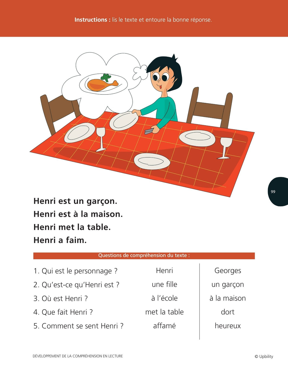 Développement de la compréhension en lecture pour les enfants avec un TSA | ENSEMBLE DE 3 LIVRES IMPRIMÉS