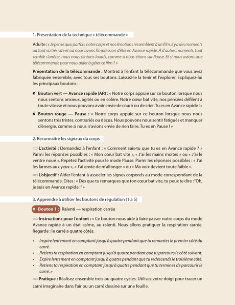 Compétences TCD pour enfants | 50 outils pour gérer les émotions et l’anxiété