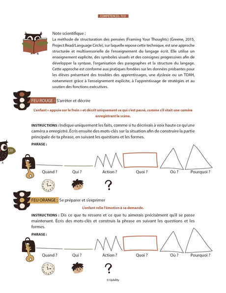 Compétences TCD pour enfants | 50 outils pour gérer les émotions et l’anxiété