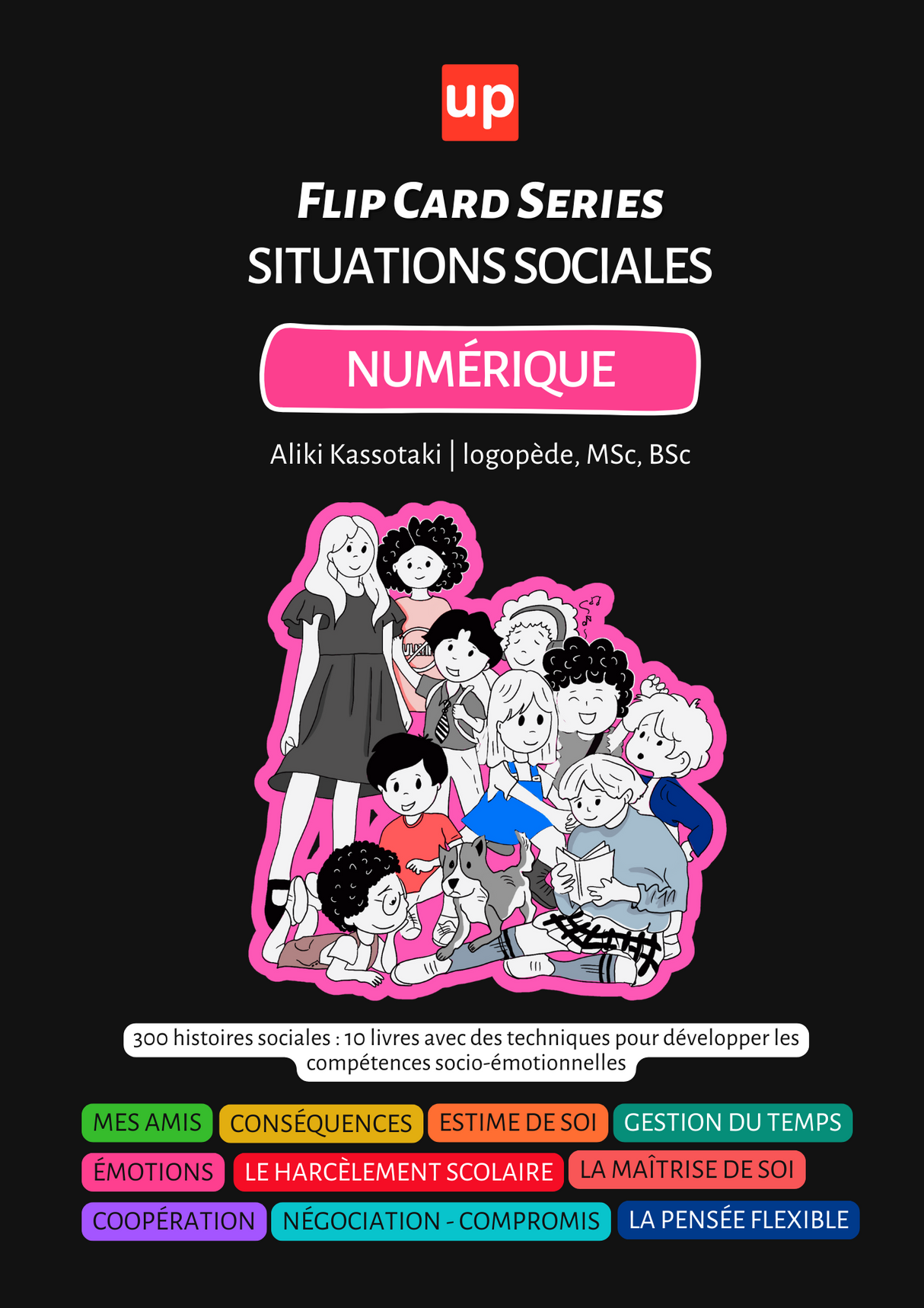 Situations sociales | 300 histoires sociales - Flip Card Series | ENSEMBLE DE 10 LIVRES NUMÉRIQUES