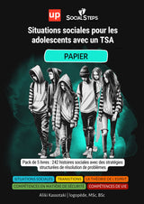 Situations sociales pour les adolescents avec un TSA | ENSEMBLE DE 5 LIVRES IMPRIMÉS