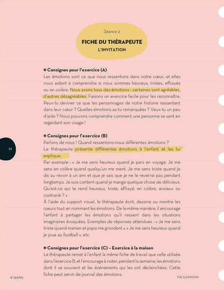 La soirée pyjama | Guide pratique d’intervention pour aider les enfants à gérer l’anxiété
