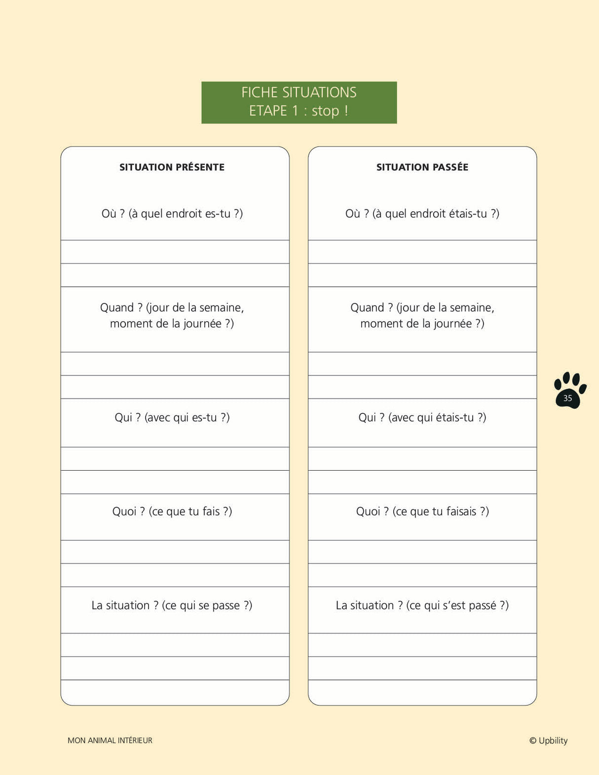 Mon animal intérieur | Un guide pour apprivoiser ses émotions