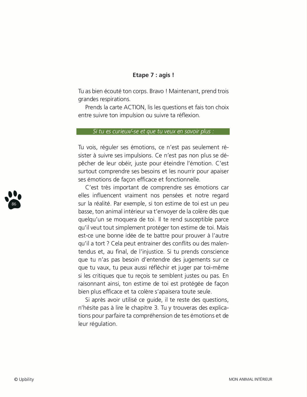 Mon animal intérieur | Un guide pour apprivoiser ses émotions
