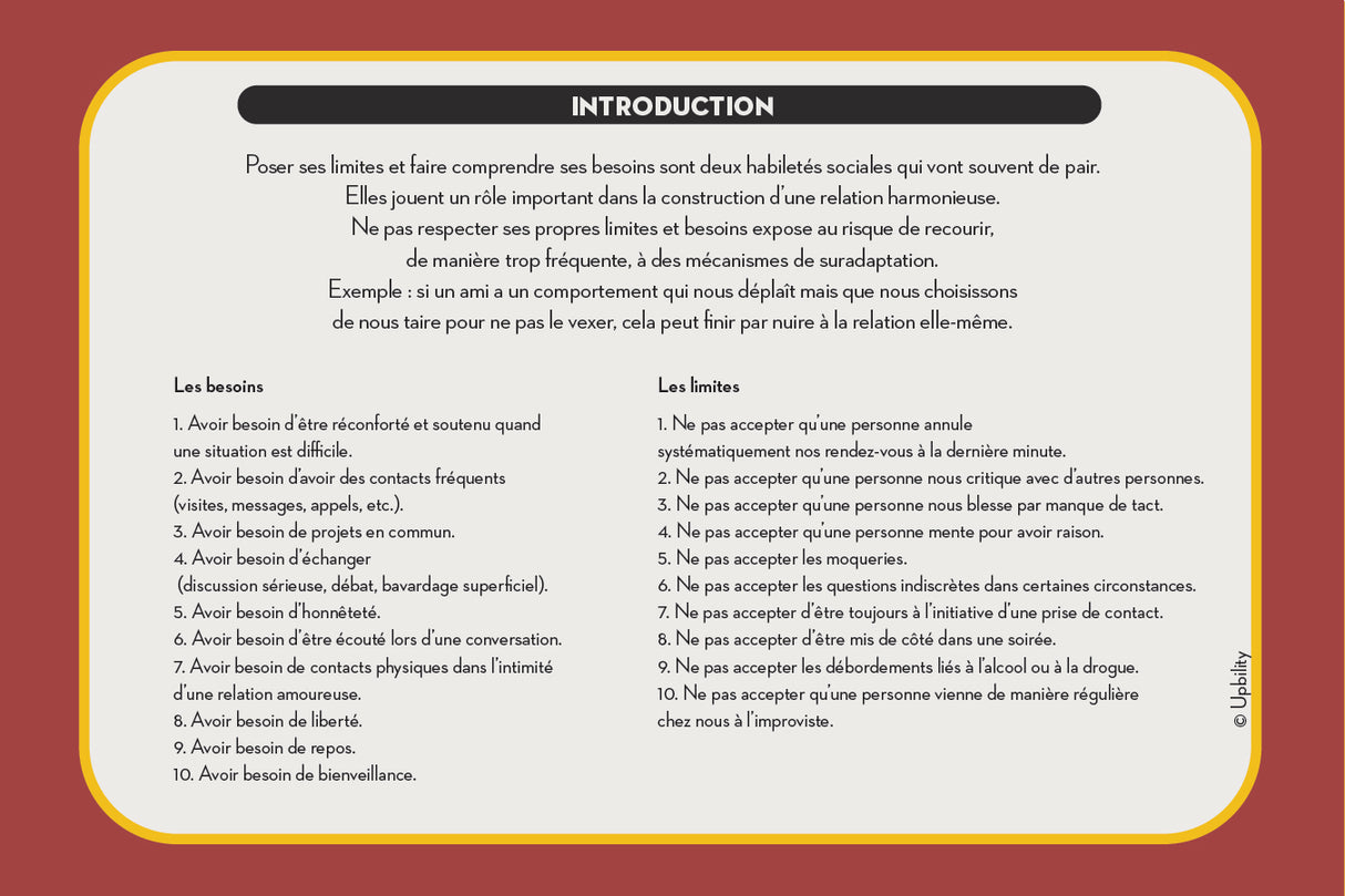 Social Savvy Series - Poser ses limites & Faire comprendre ses besoins