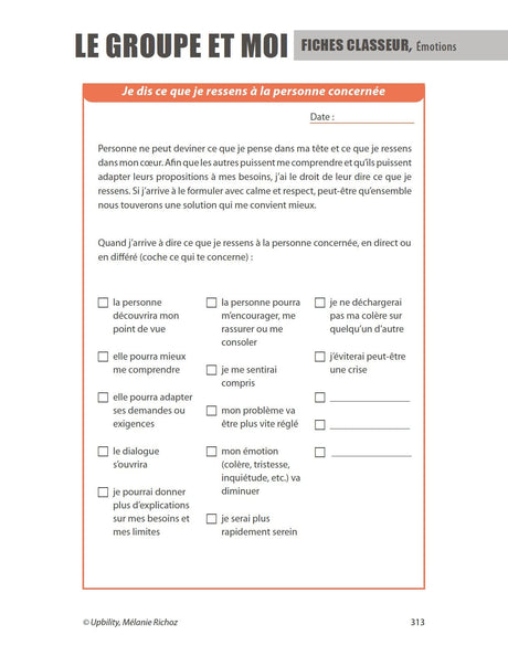 LE GROUPE ET MOI | Accompagner les enfants autistes dans les habiletés sociales – ÉDITION ÉLARGIE