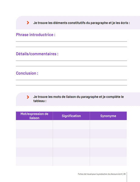 STRATÉGIES MÉTACOGNITIVES pour la production du discours écrit