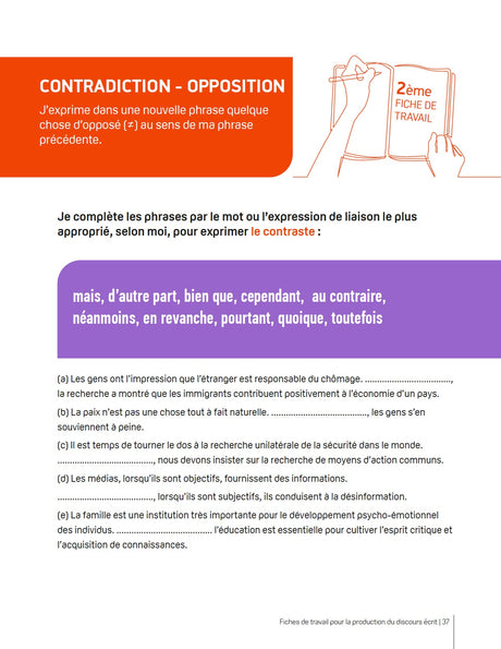 STRATÉGIES MÉTACOGNITIVES pour la production du discours écrit