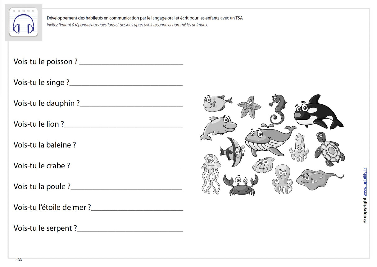 Développement des habiletés en communication par le langage oral et écrit pour les enfants avec un TSA